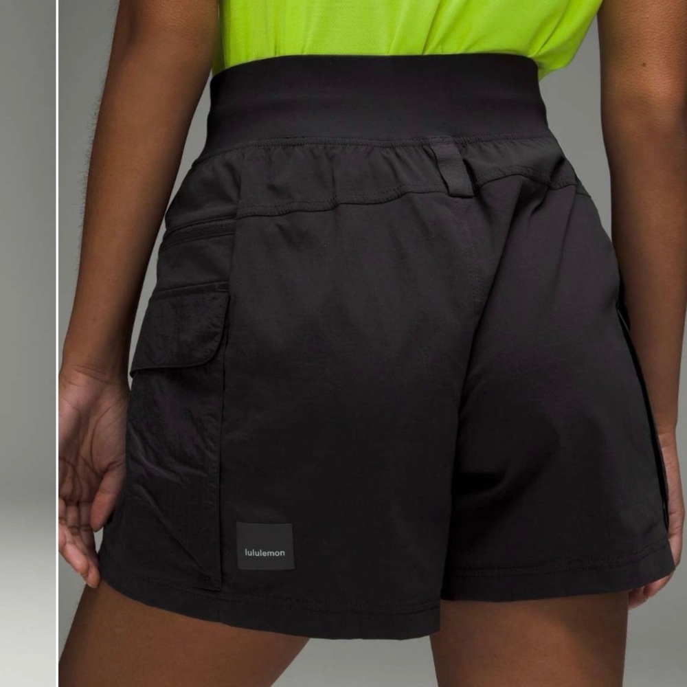 lululemon athletica Black Cargo Shorts